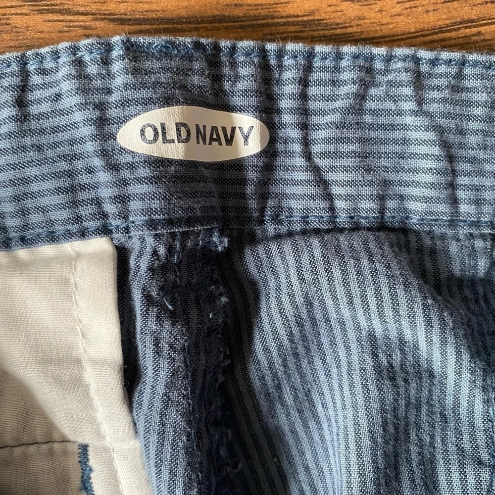 Old Navy, Boys, Striped Shorts, Blue, Size 7